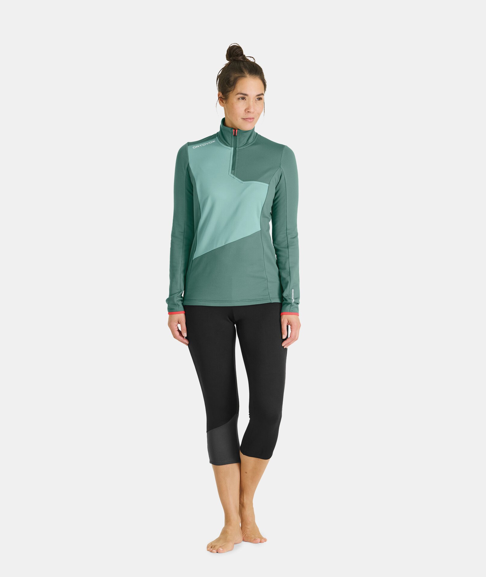ORTOVOX FLEECE LIGHT SHORT PANTS W 3 4 Base Layer Pants